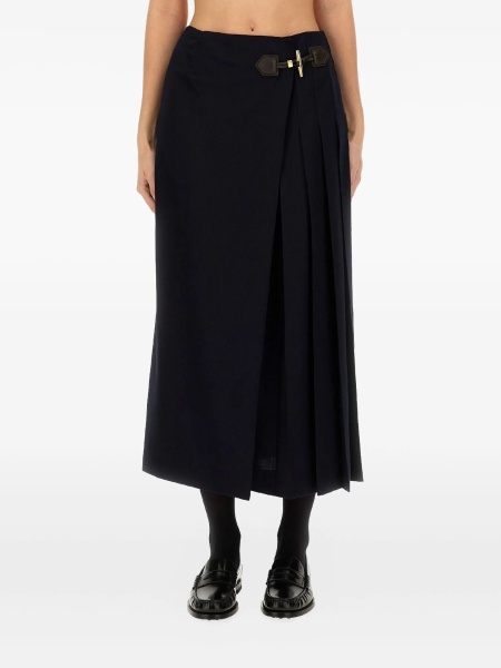 Fusta drepte Moschino albastra