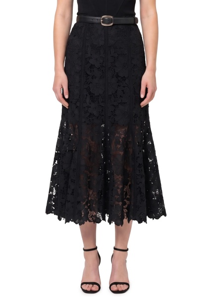Fusta Lace Midi Skirt