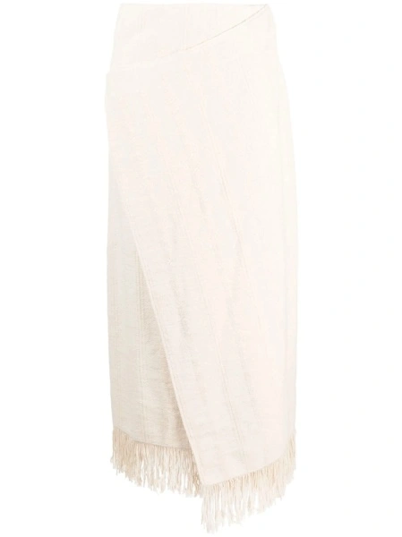 Fusta tricotate Jil Sander neutra