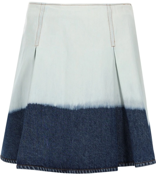 Fuste Denim Midi Skirt