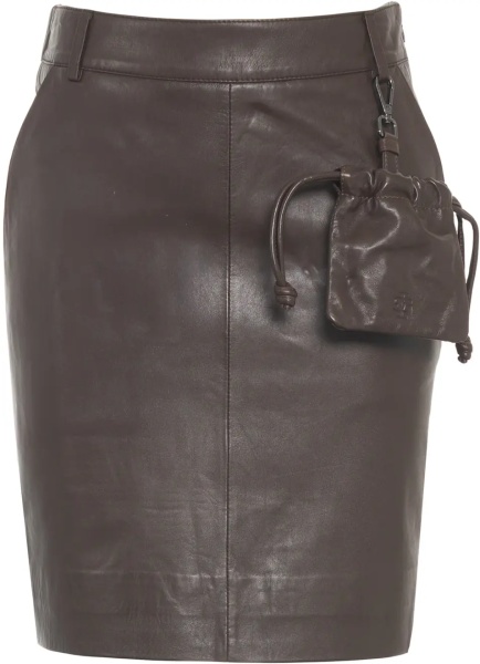Fuste Leather mini skirt 'Soho'