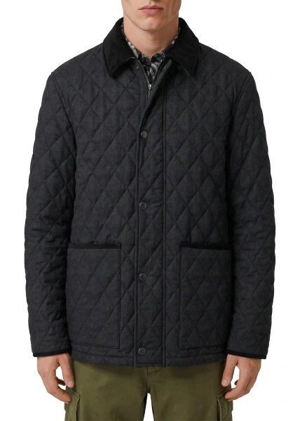Geaca bomber Burberry neagra din nylon