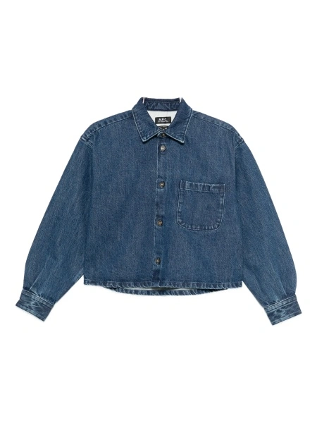 Geaca de blugi A.P.C. albastra