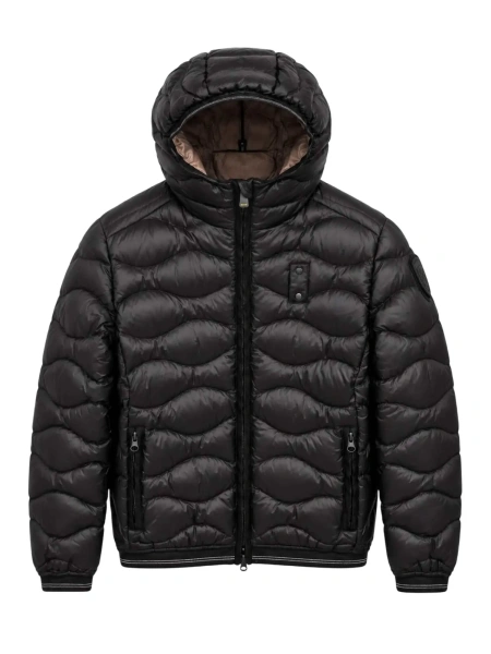 Geaca de iarna Blauer neagra si maro