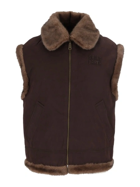 Geaca de Iarna HESKETH WAX FUR-18D DARK BROWN SB PATCH