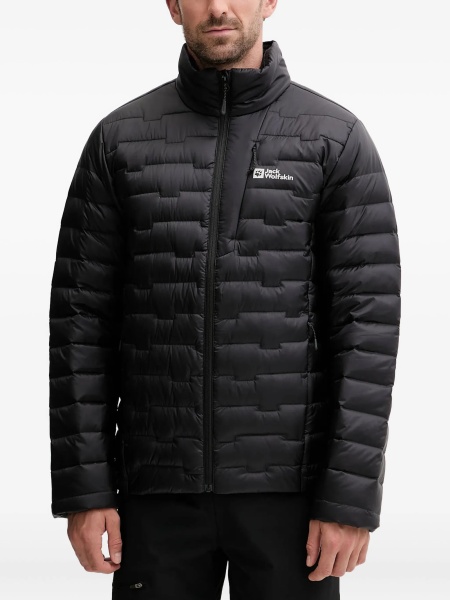 Geaca de iarna Jack Wolfskin neagra din poliamida