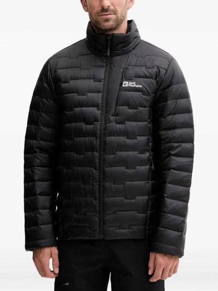 Geaca de iarna Jack Wolfskin neagra din poliamida