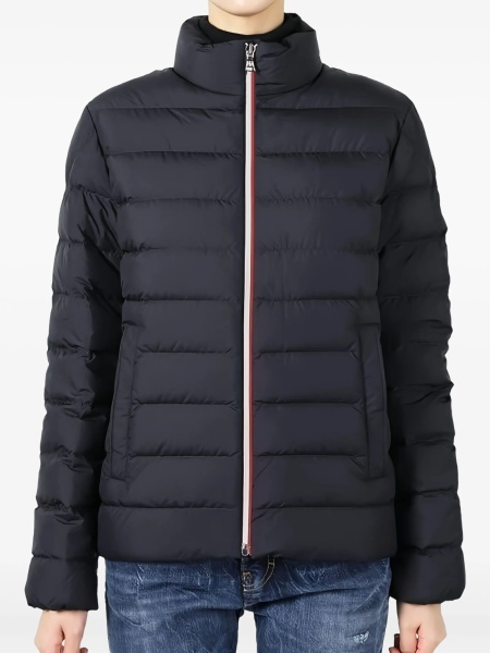 Geaca de iarna Moncler albastra din polyester