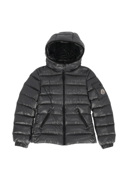 Geaca de iarna Moncler gri din poliamida