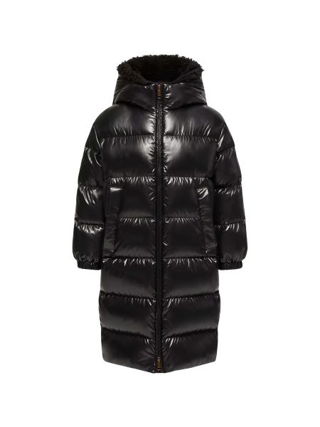Geaca de iarna Moncler neagra din nylon