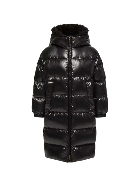 Geaca de iarna Moncler neagra din nylon