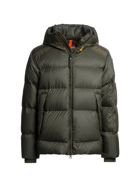 Geaca de iarna Parajumpers verde din poliamida