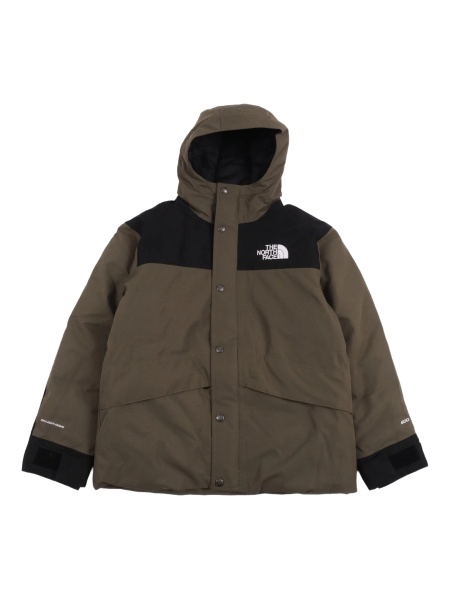 Geaca de iarna The North Face Kids verde din poliester reciclat