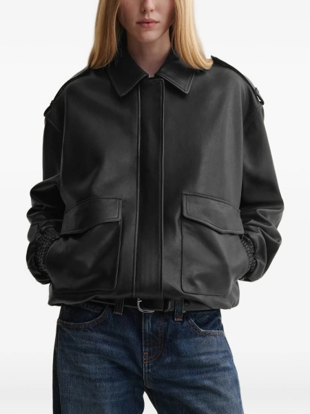 Geaca de piele ARMA neagra din piele