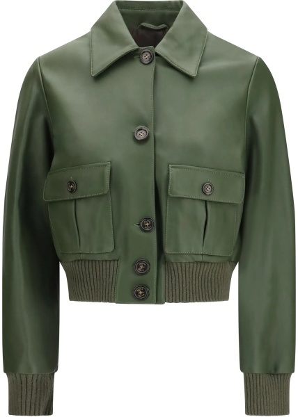 Geaca de Piele Cropped nappa Valstarino Jacket