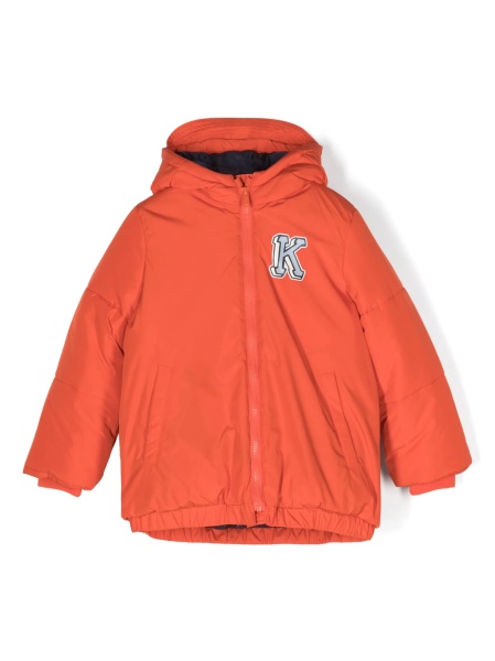 Geaca de ploaie Kenzo portocalie din polyester