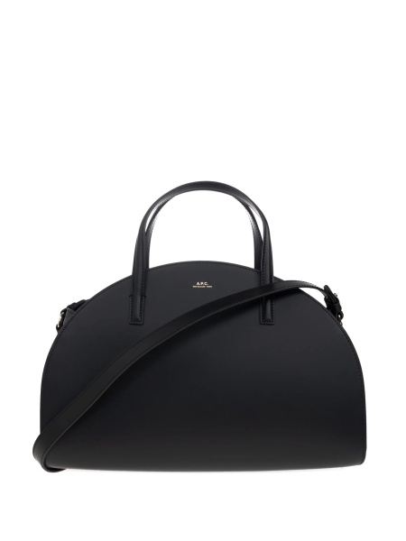 Geanta de mana A.P.C. neagra din piele