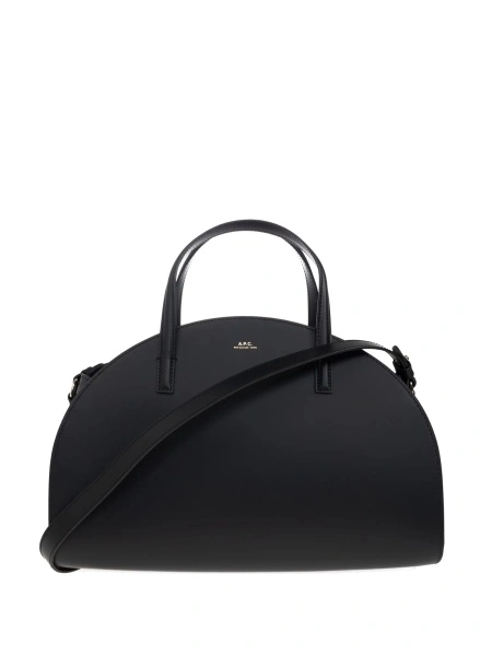 Geanta de mana A.P.C. neagra din piele