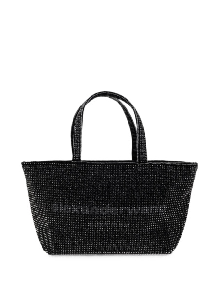 Geanta de mana Alexander Wang neagra din bumbac