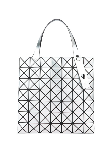 Geanta de mana BAO BAO ISSEY MIYAKE argintie din piele eco si poliuretan