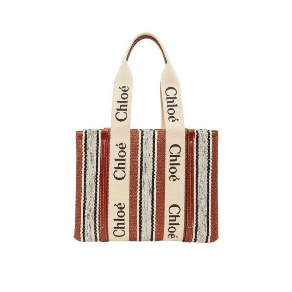 Geanta de mana Chloe Medium Woody Tote Bag