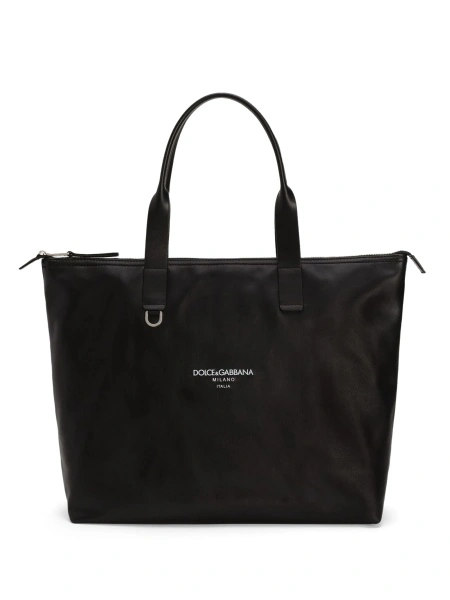 Geanta de mana Dolce & Gabbana neagra din piele