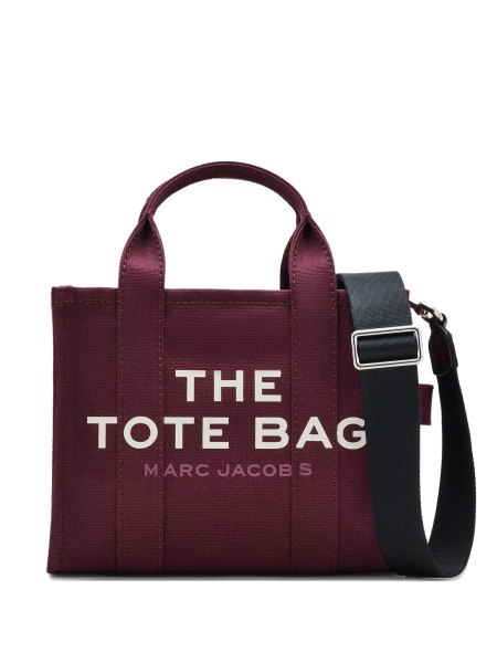 Geanta de mana Marc Jacobs violet din bumbac