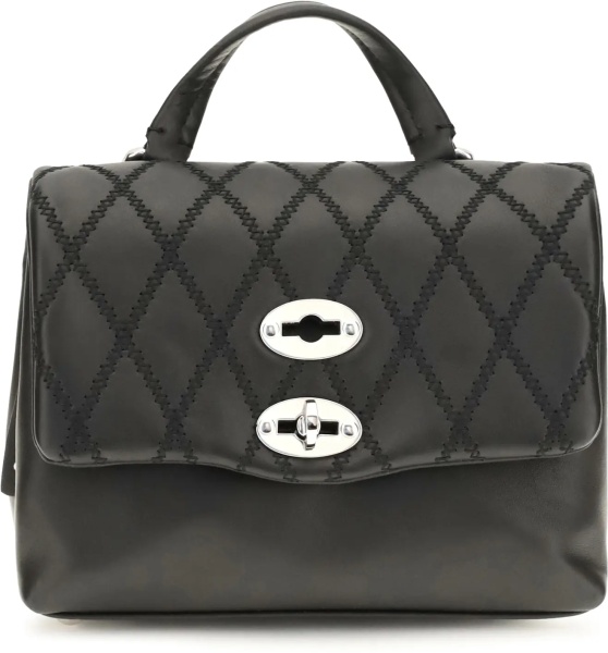 Geanta de mana Mini Postina Tramè leather Top Handle Bag