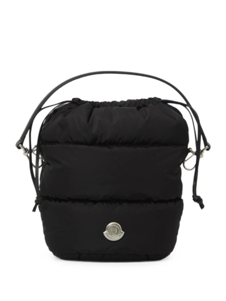Geanta de mana Moncler neagra din poliamida