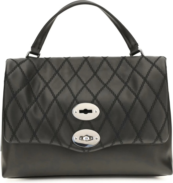 Geanta de mana Postina Tramè leather Top Handle Bag
