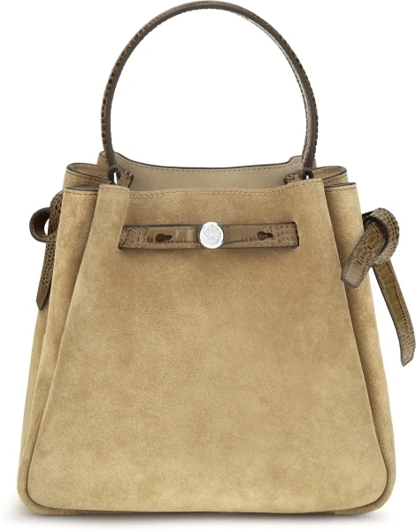 Geanta de mana Romy suede Bucket Bag