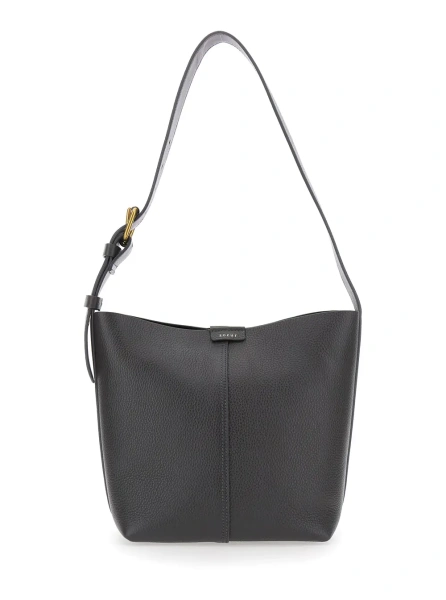 Geanta de mana SAUDADE MINI Bag in brown leather unisex