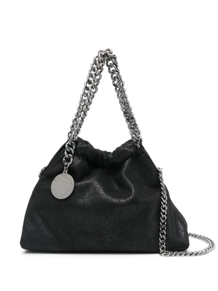 Geanta de mana Stella McCartney falabella neagra din polyester