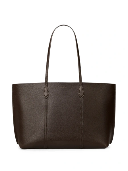 Geanta de mana Tory Burch maro din piele
