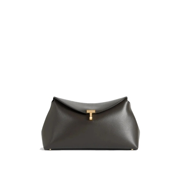 Geanta de mana TOTÊME Toteme T-Lock leather clutch Bag