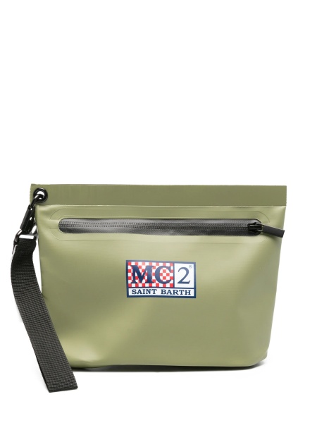 Geanta de plaja Mc2 Saint Barth verde din pva