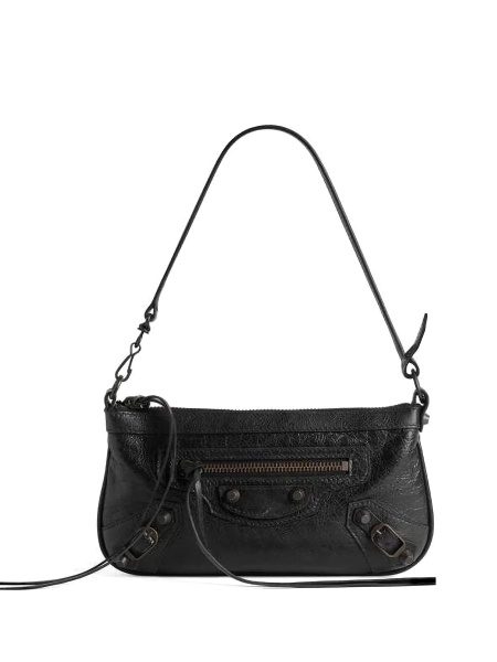 Geanta de umar Balenciaga neagra din piele