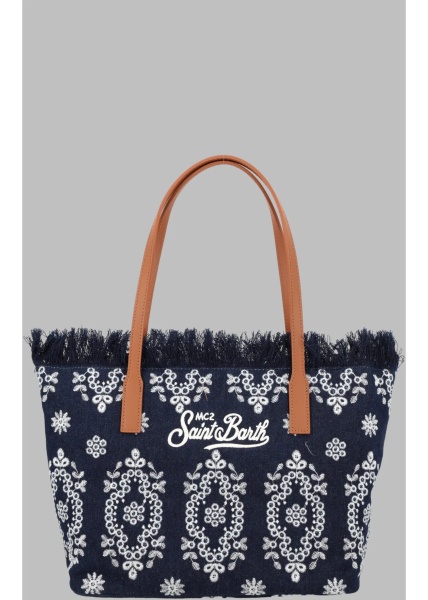Geanta de umar Borsa "City" Medium Con Frange