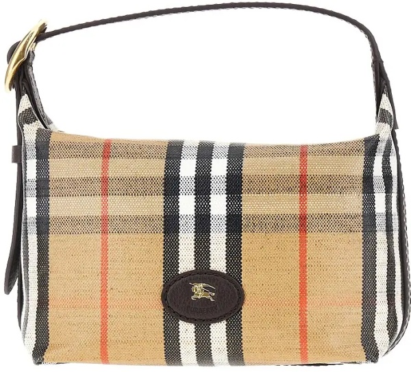 Geanta de umar Check canvas 'Highlands' shoulder bag