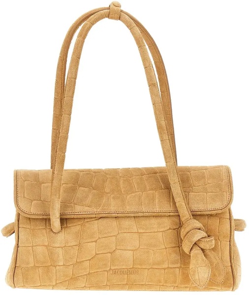 Geanta de umar Embossed suede leather 'Turismo Long' bag