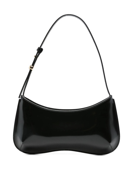 Geanta de umar JACQUEMUS Bisou neagra din piele