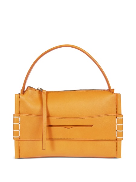 Geanta de umar JW Anderson portocalie din piele