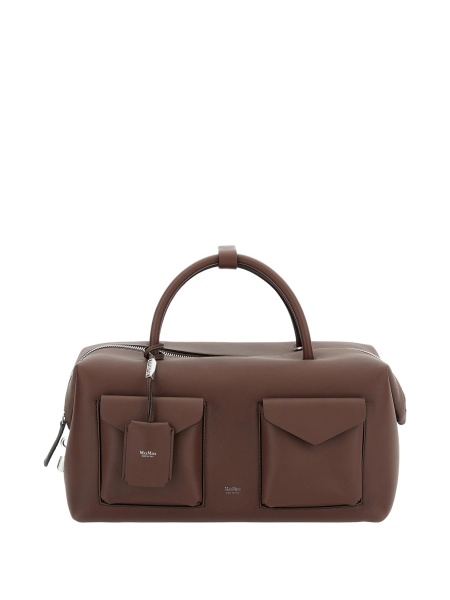 Geanta de umar Max Mara maro din piele