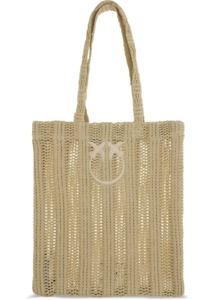 Geanta de umar Medium Easy Tote Bag in raffia