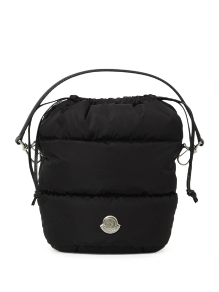 Geanta de umar Moncler neagra din poliamida