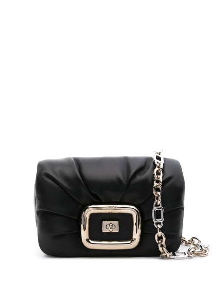 Geanta de umar Roger Vivier neagra din piele