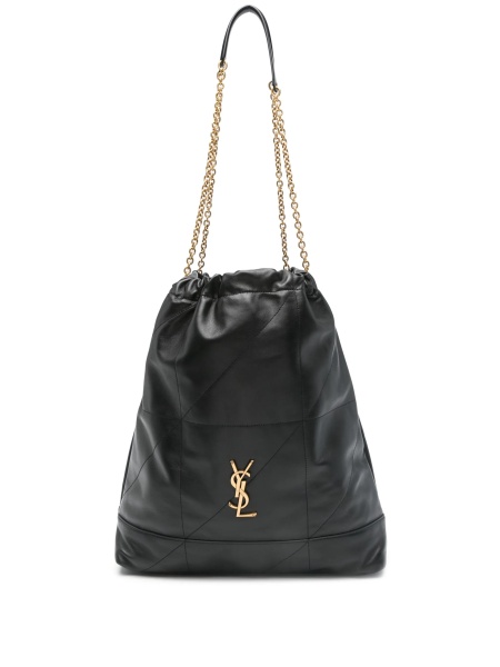 Geanta de umar Saint Laurent neagra din piele