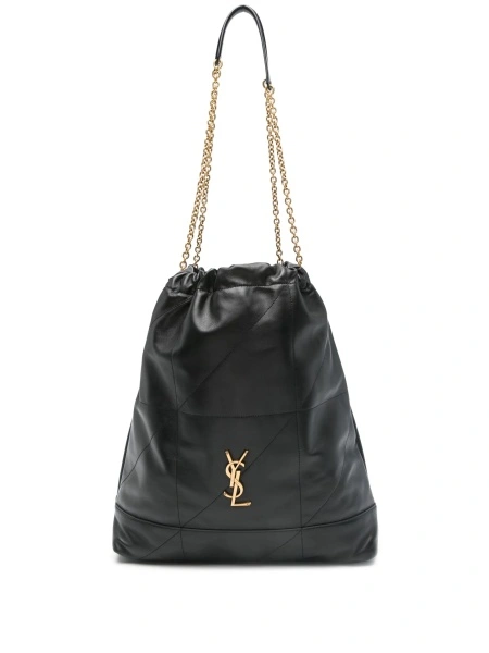 Geanta de umar Saint Laurent neagra din piele