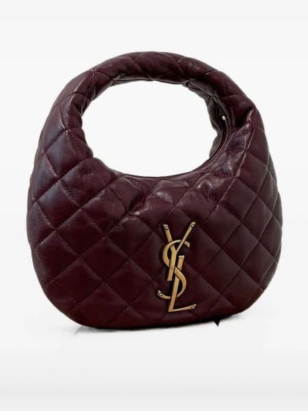 Geanta de umar Saint Laurent rosie din piele