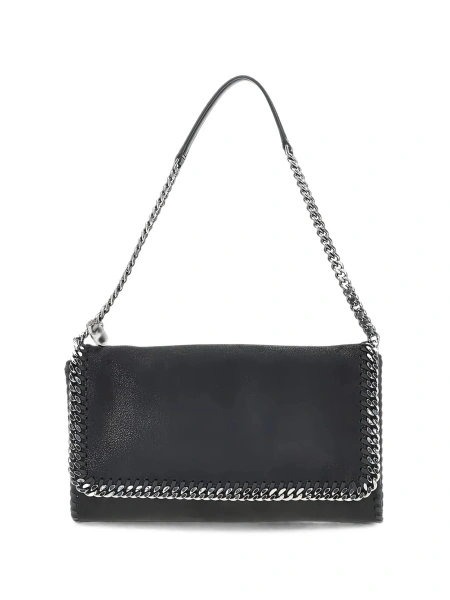 Geanta de umar Stella McCartney falabella neagra din polyester